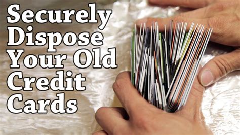 how to destroy old credit cards